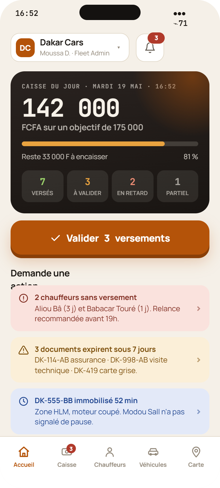 Mobile Plateforme